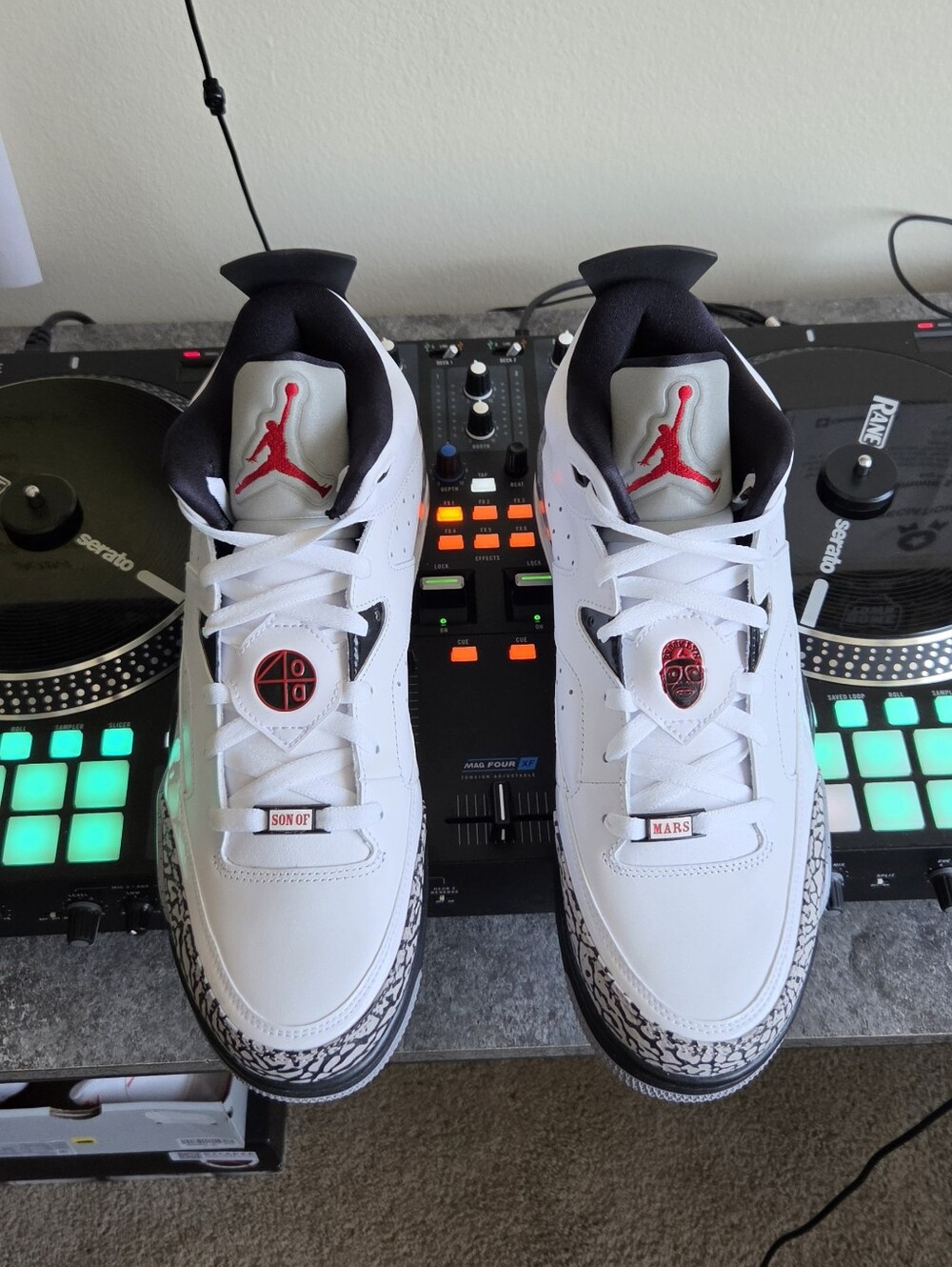 Air Jordan Son Of Mars 🛸 Low White Cement Size 13. Original Box & Packaging